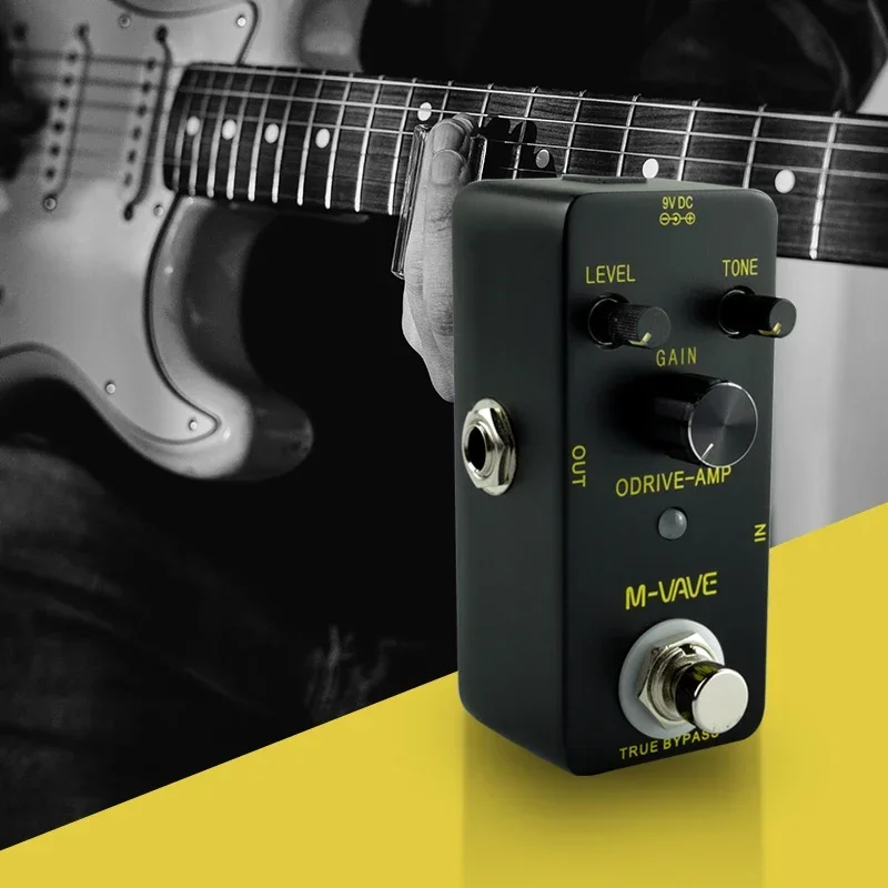M-VAVE Overdrive-AMP Digital Guitar Effect Pedal Classic 1970' s Tube True Bypass Guitar Processors Guitar Instruments Parts