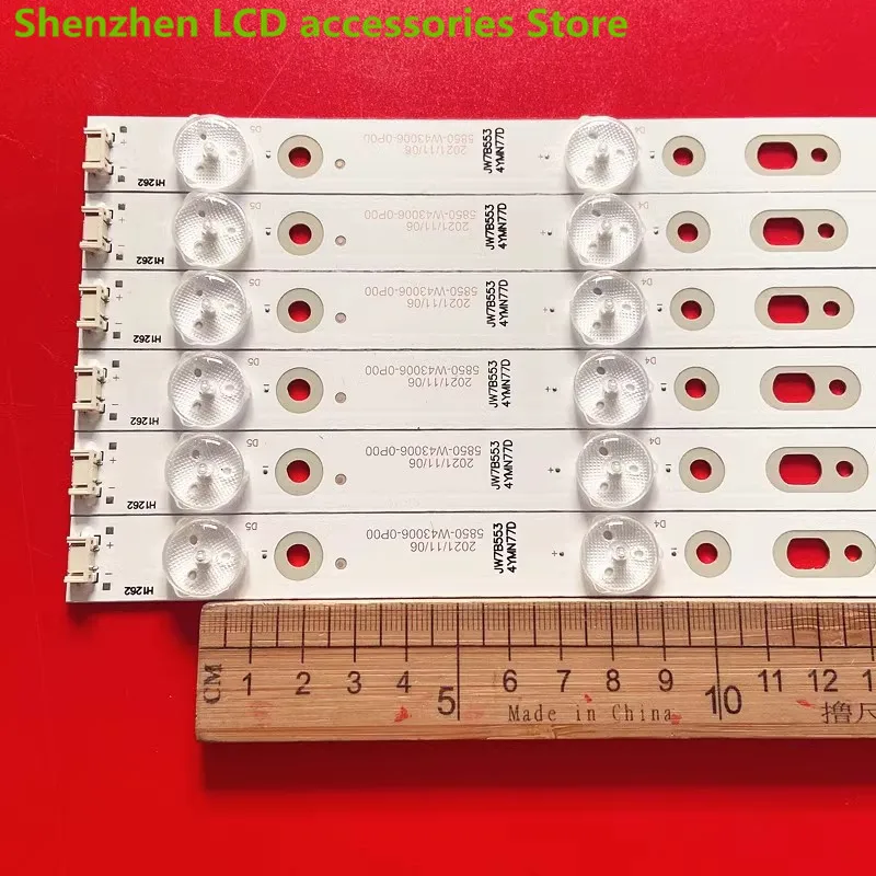 Per Skyworth 43 g6a Light Bar CRH-A43G6A30300310781REV1.0I muslimah 40.5CM 100% nuova striscia di retroilluminazione a LED