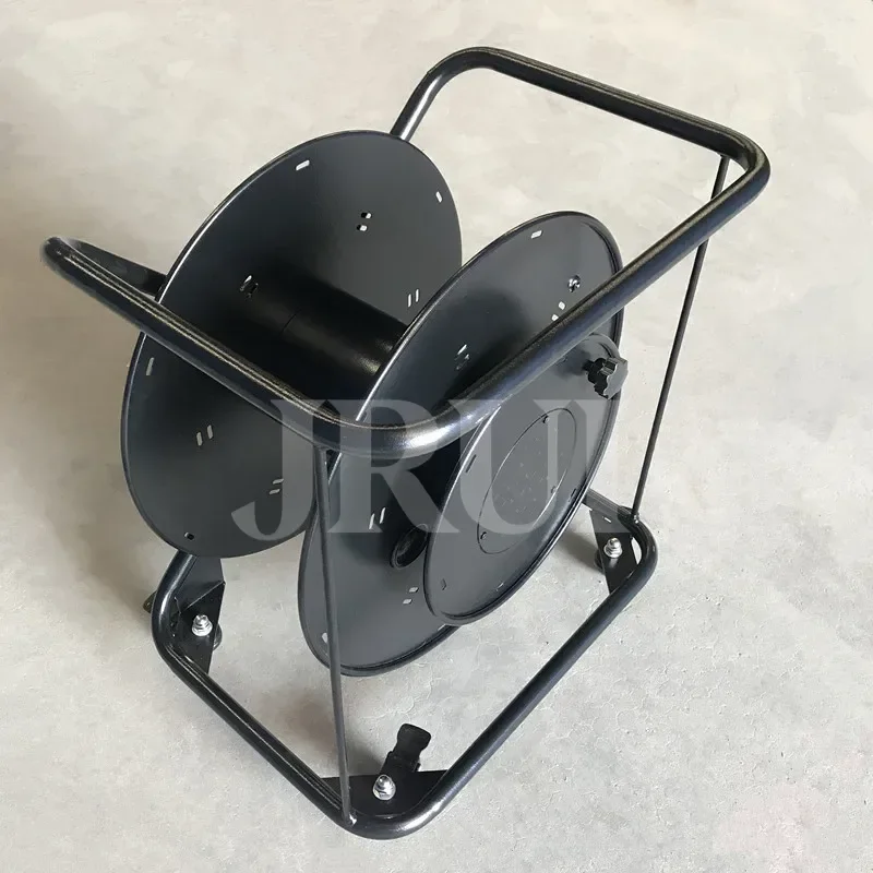 Durable Fiber Optical Spool Cable Drum Max Capacity Fiber Optic Cable Reel Hand Push Reel