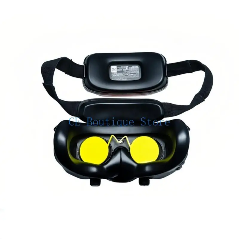 652F 고글 용 보호 렌즈 커버 3 용해 된 렌즈 안전을위한 스크래치 및 방진 설계