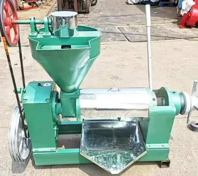 Small 200 KG/H Sunflower Rapseed Automatic Screw Palm Soybean Peanut Olive Sesame Seed Squeezing Machine Oil Press Machine