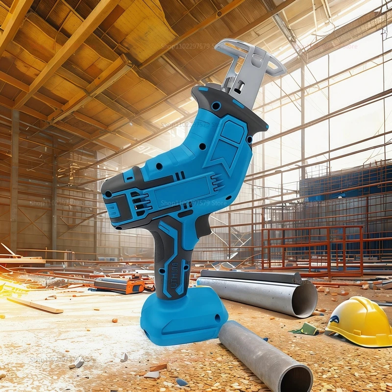 منشار ترددي للطاقة اللاسلكية 18 فولت-21 فولت بدون بطارية منشار كهربائي قابل للتعديل لقطع أنابيب الخشب أداة إعادة تشكيل مفصلة ذاتية الصنع