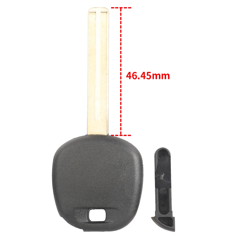 Jingyuqin 10 Stück TOY41/TOY43/TOY48/TOY47/VA2 Blade Auto-Transponder-Schlüsselgehäuse für Toyota Fit Lexus ohne Chip, Ersatzgehäuse