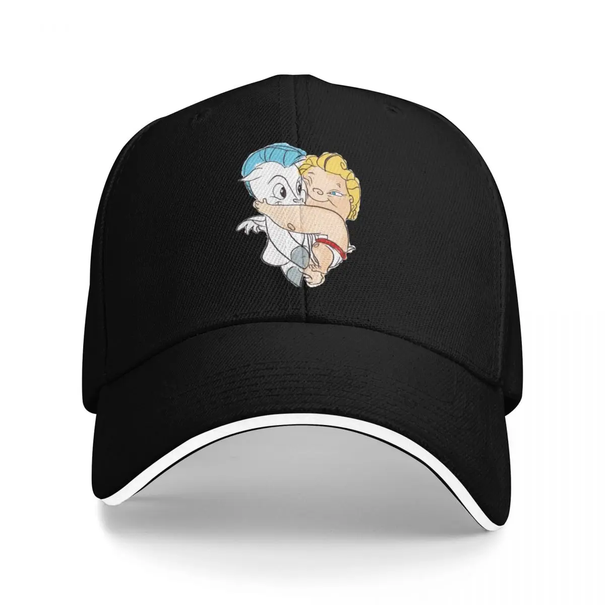 

Baby Hercules hugs Pegasus Baseball Cap Wild Ball Hat Uv Protection Solar Hat Rugby Men Golf Wear Women's