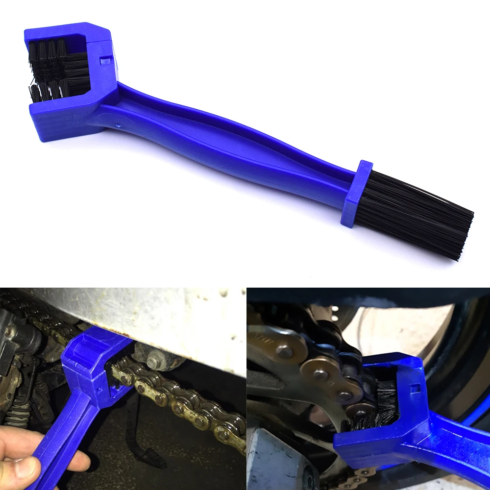 Motorcycle Bike Bicycle Accessory Chain Brush Cleaner Plastic Brush Clean Chain Cleaner Outdoor Scrubber Tool for Road Care
