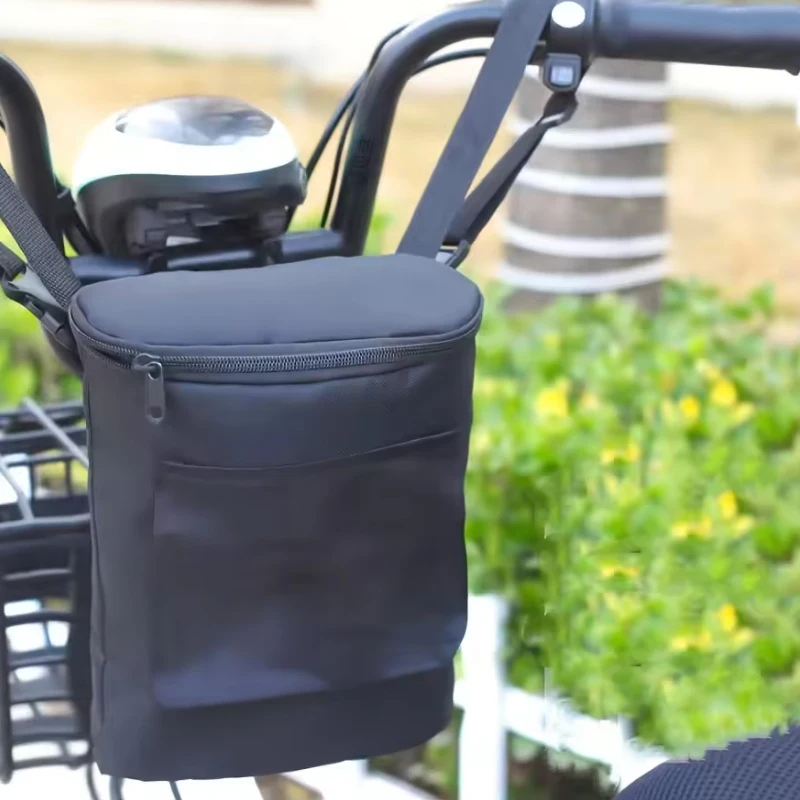 1/2/3Pcs Oxford Cloth Handlebar Bag Removable Storage Bag Suitable For Motorcycles And Electric Vehicles Large Capacity Pouch