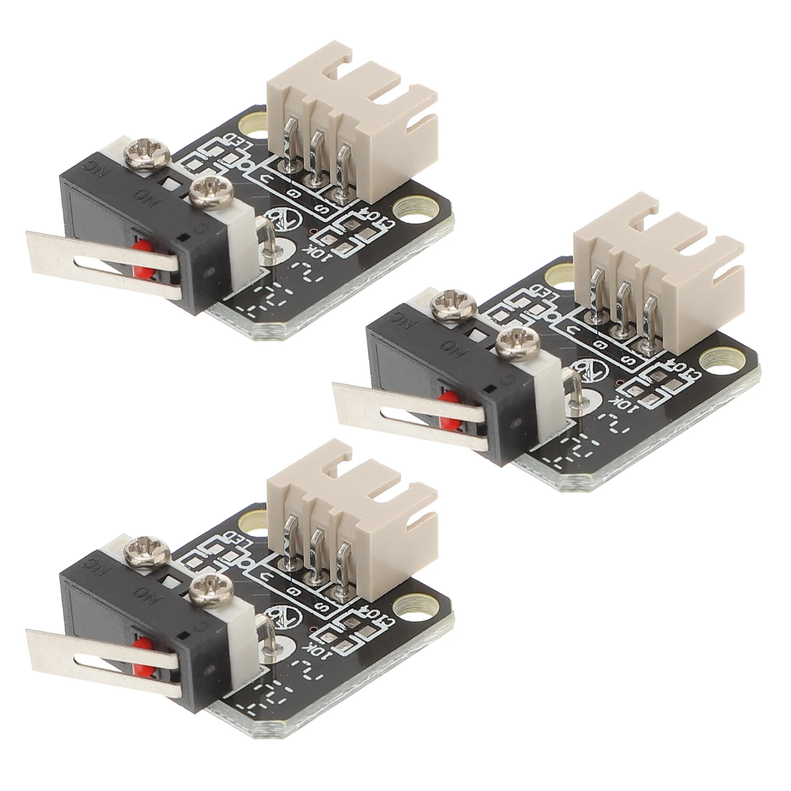 3 pçs interruptor de limite interruptores ópticos micro mecânico eixo do motor elétrico impressora máquina suprimentos