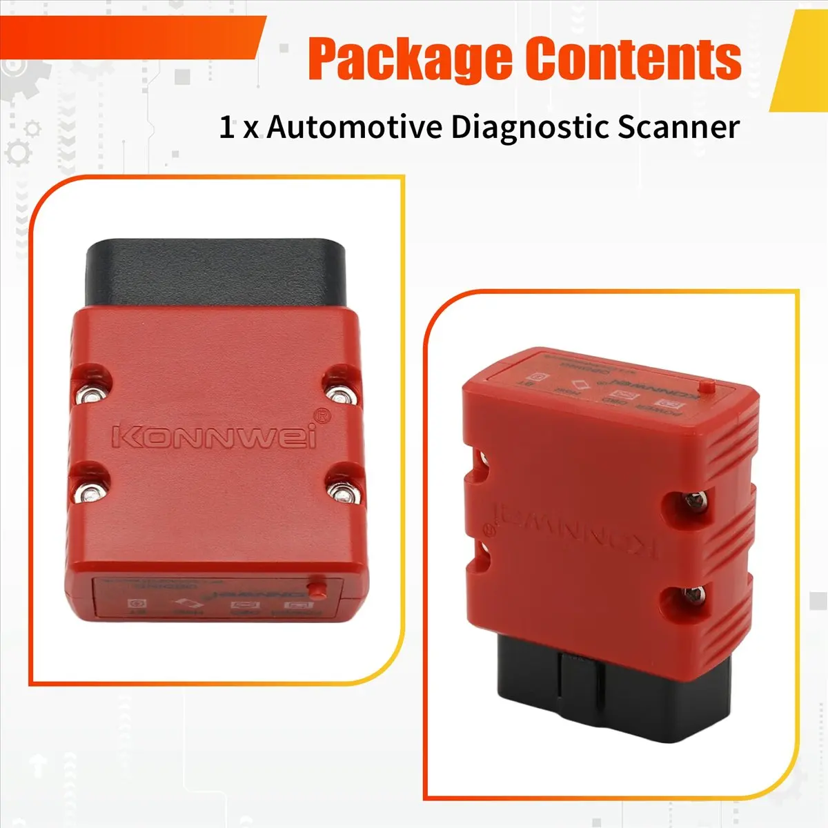 DT38 KONNWEI Auto Scanner Bluetooth KW902 OBD2 Car Diagnostic Tool OBD 2 Code Reader for Android IOS