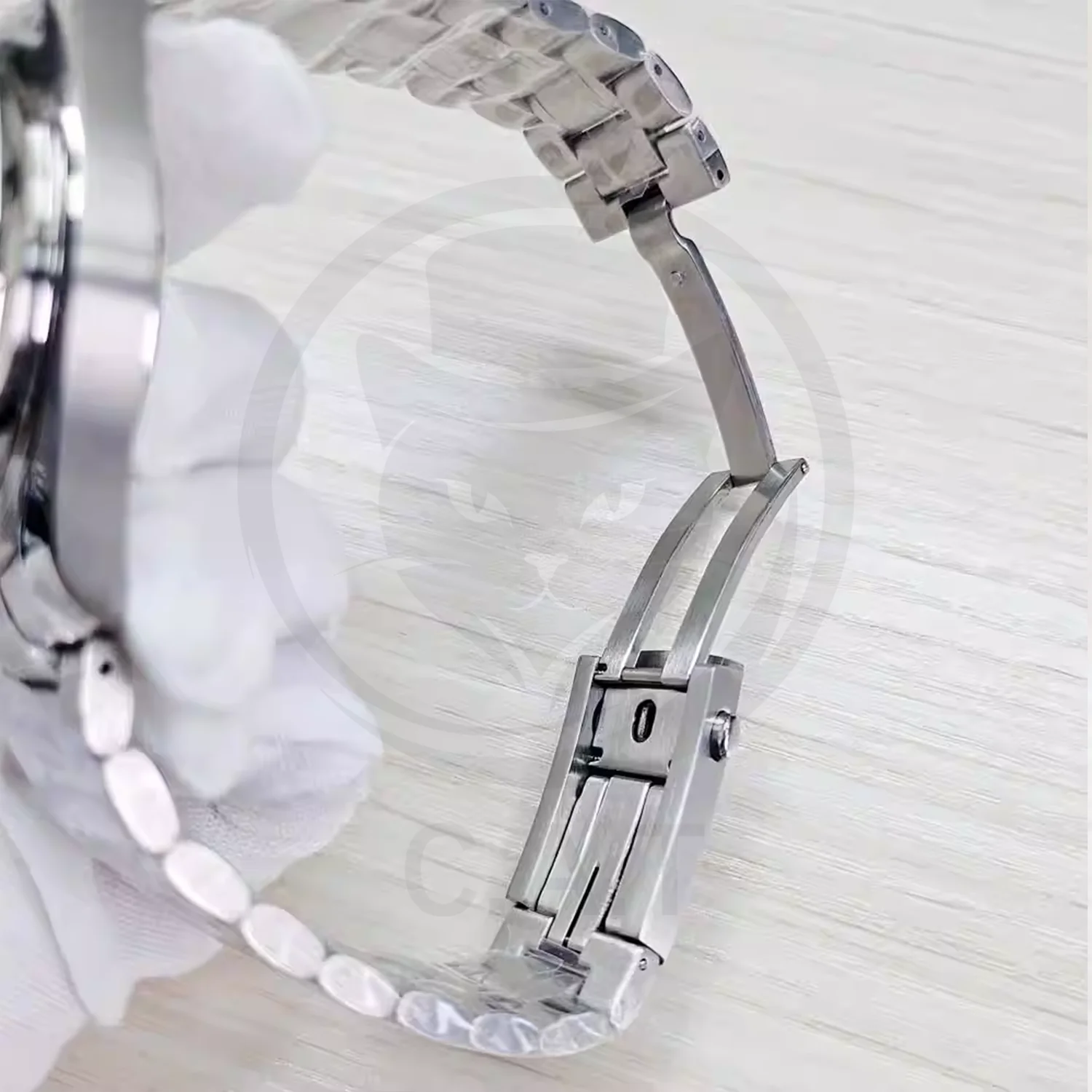 VK63 Хронограф Луна Часы Роскошные Деловые Светящиеся Нержавеющая сталь Водонепроницаемые Настраиваемые Мужские Часы C.A.T Часы WWQ0012