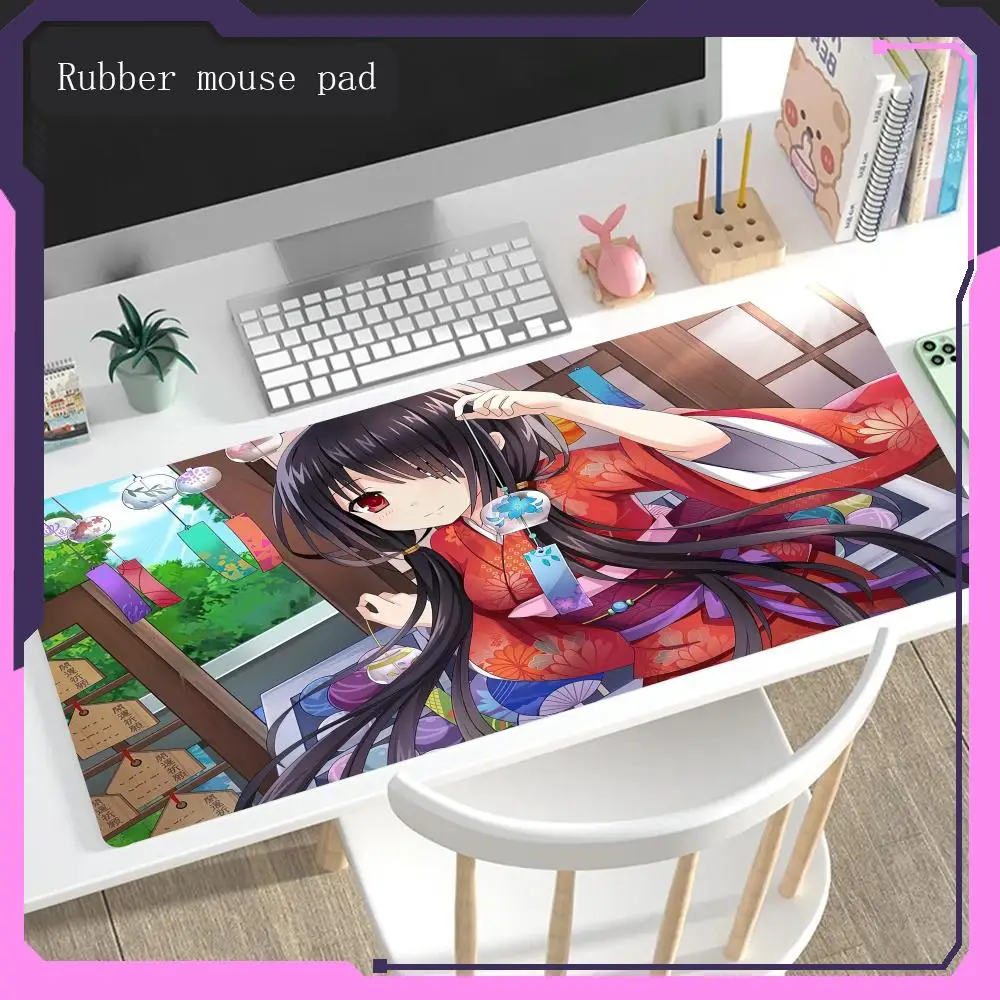 

Hot selling items Mouse Pad Date A Live Hot selling office desk protective pad waterproof rubber deskgame mouse pad computer pad