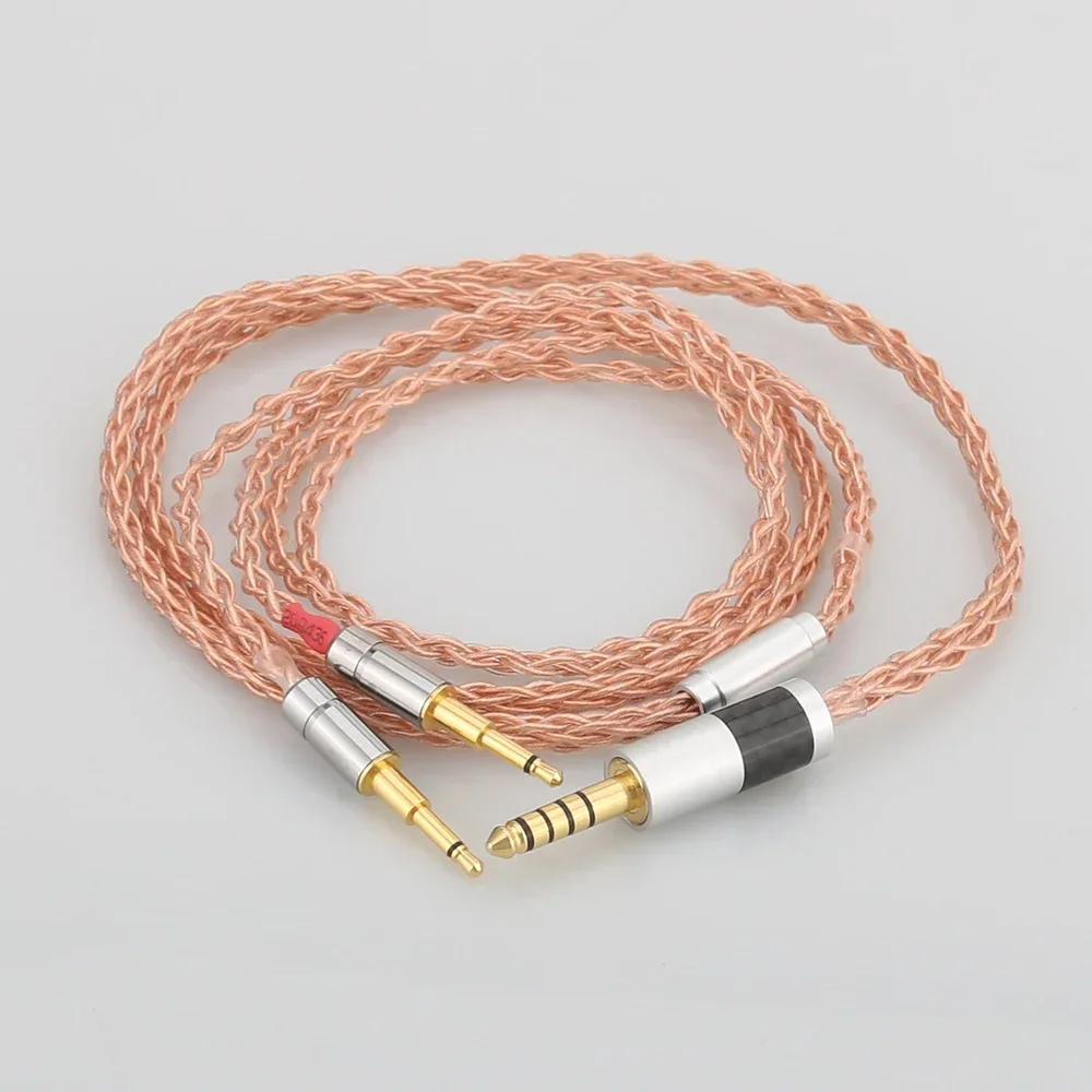 Audiocrast 8 ядер 4,4 мм сбалансированный посеребренный кабель для обновления наушников для HD477 HD497 HD212 pro EH250 EH350 гарнитуры