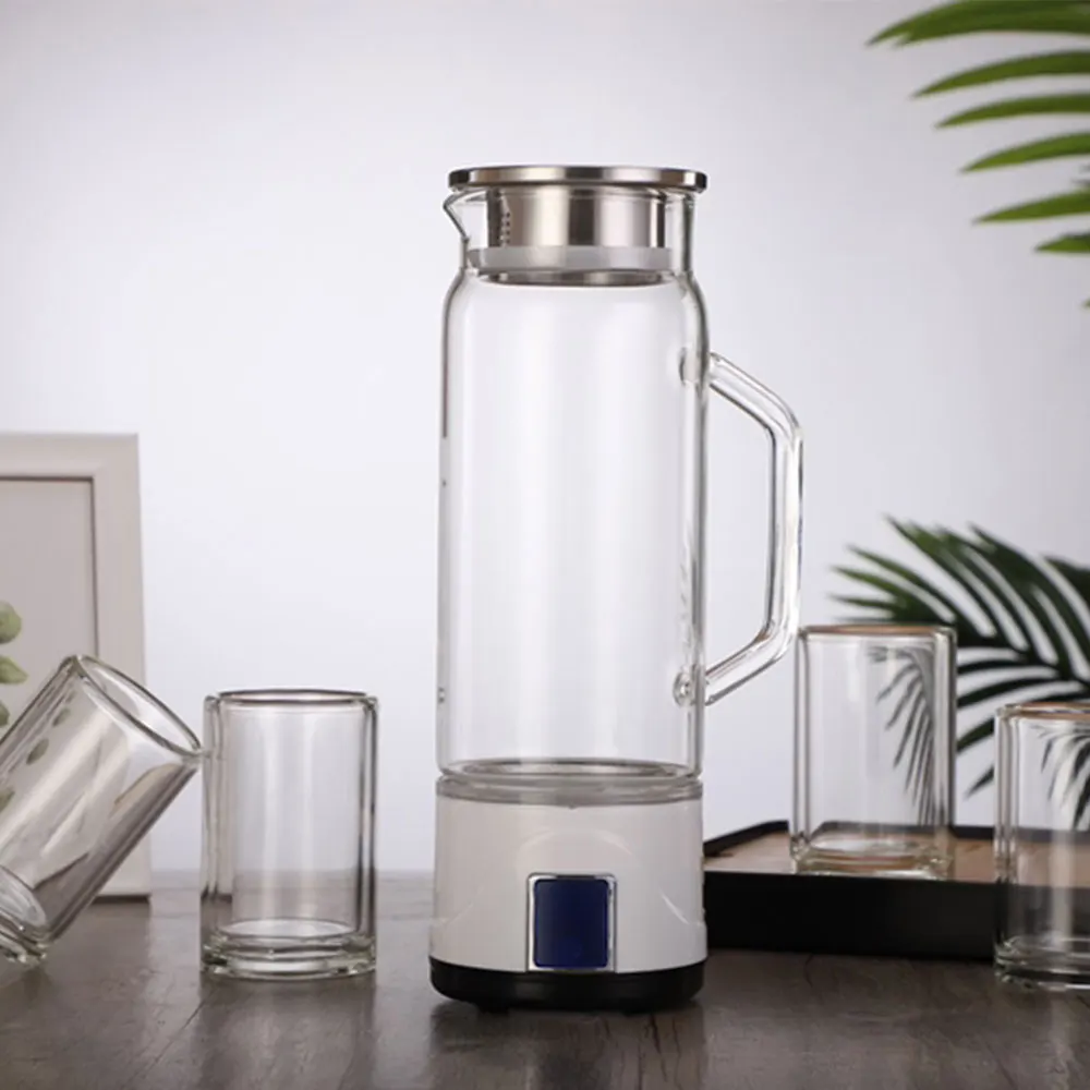 1L Mini generatore di idrogeno ricaricabile tazza filtro per acqua portatile ionizzatore per bottiglia d'acqua ricca di idrogeno bollitore puro H2