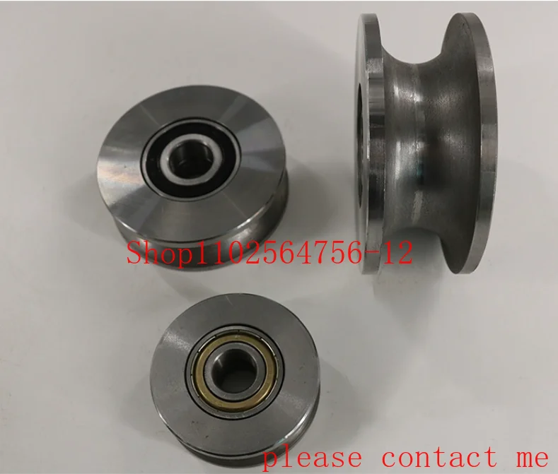 45# Steel Pullwheel Pullwheel Rail Guide Wheel Round Steel Pipe Bearing