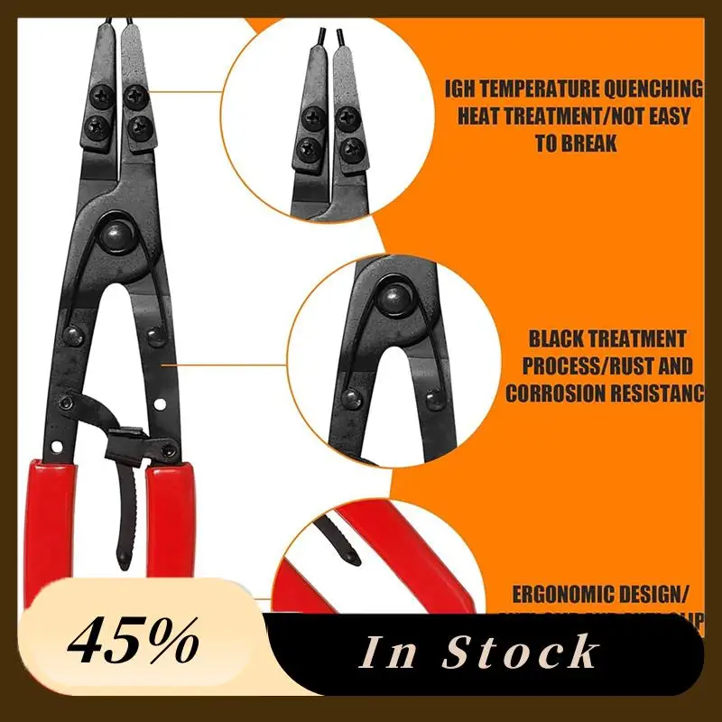 

A60Z Top Heavy Duty Snap Ring Pliers Internal Snap Ring Pliers Snap Ring Pliers Heavy Duty Red