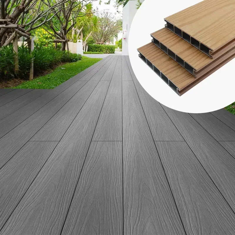 Modern Anti-Slip Aluminum Floor Profiles OEM ODM Interlocking Waterproof Moisture Proof Plank Flooring for Outdoor Use