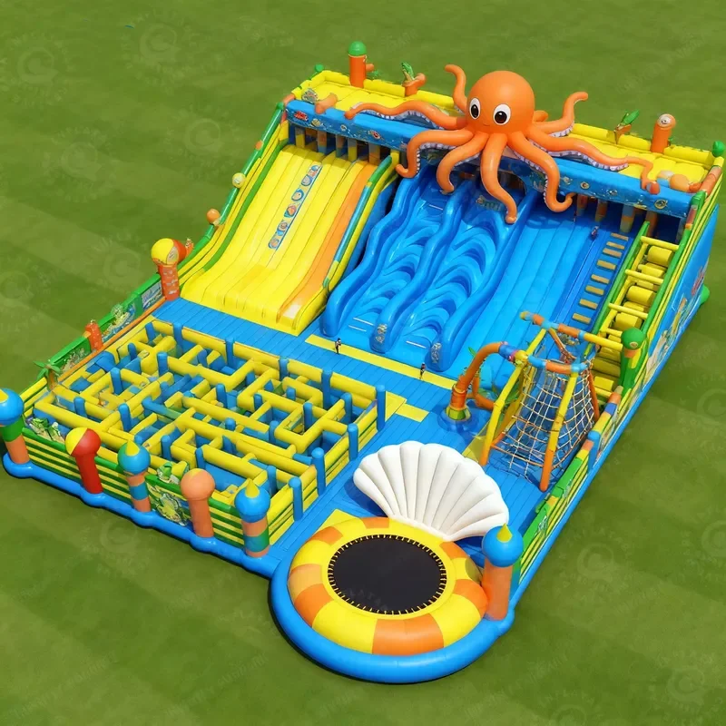 Stable Supply Inflatable Castle Space Playhouse Bounce Jumping House Balloon for Park or Playtime