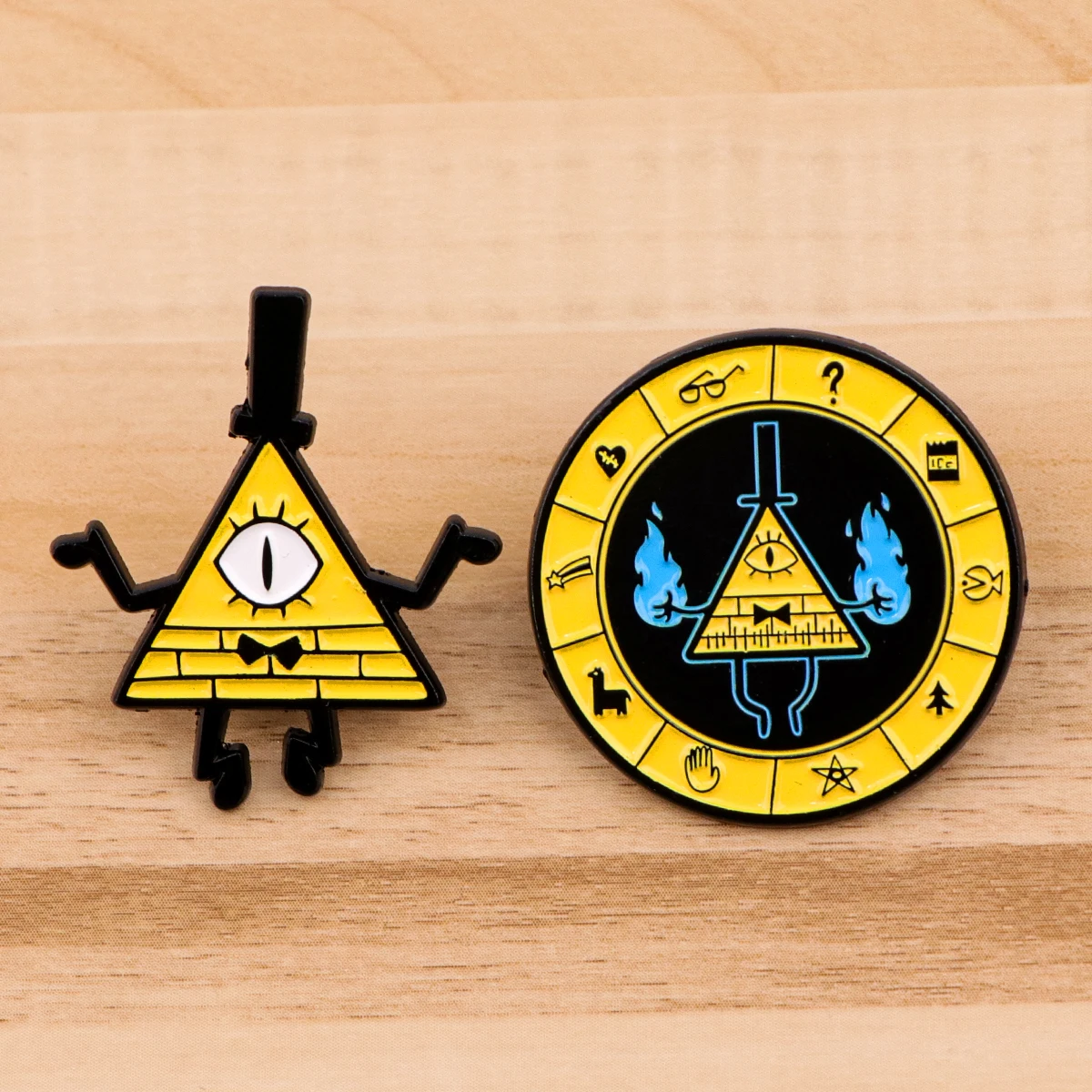 Funny Anime Gravity Falls Enamel Pin Cartoon Brooch Pines Lapel Pins Badge on Backpack Clothing Accessories Jewelry Gifts