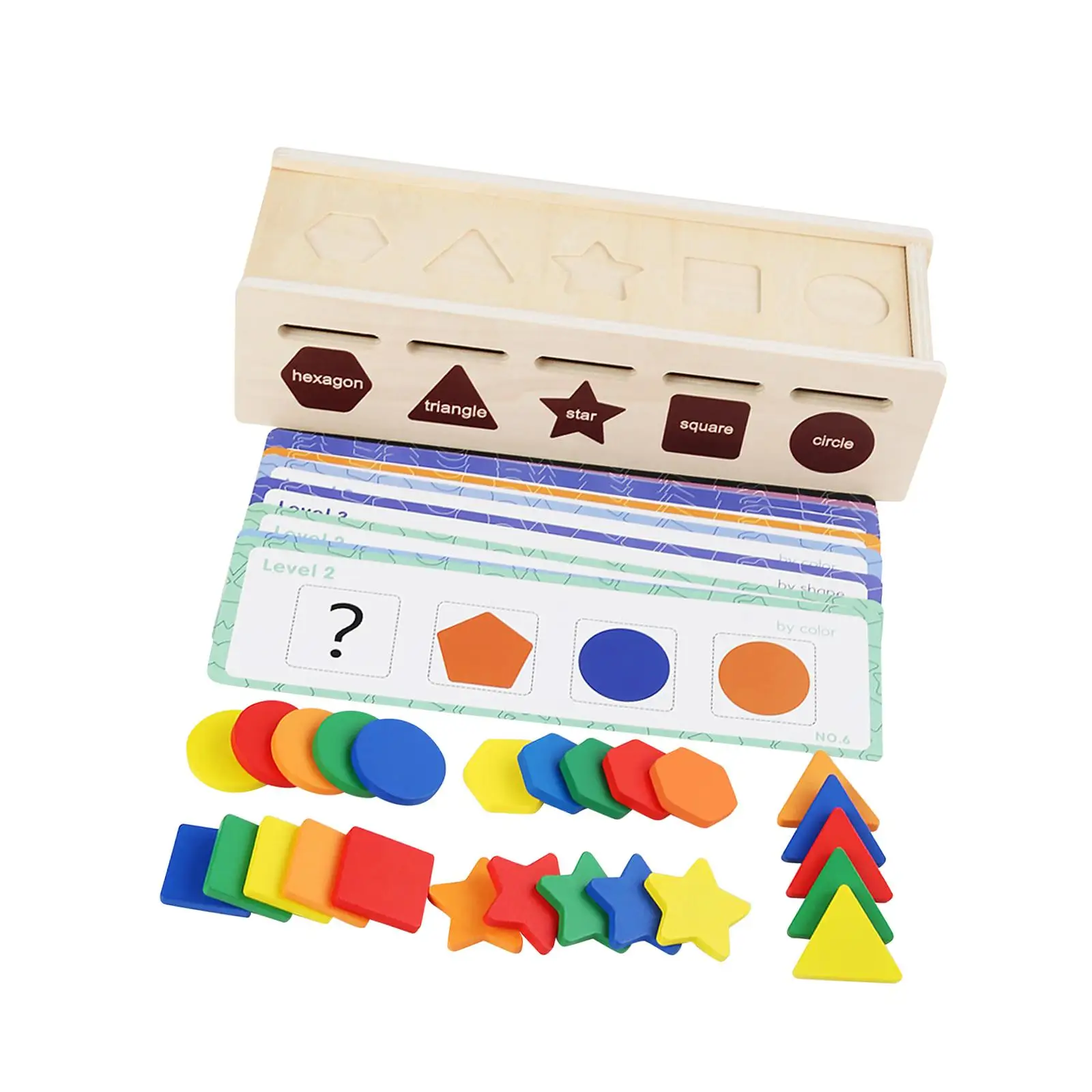 

Color Shape Matching Toys Educational Toy Preschool Educational Activity Montessori Toys for 3 4 5 Children Kids Birthday Gifts