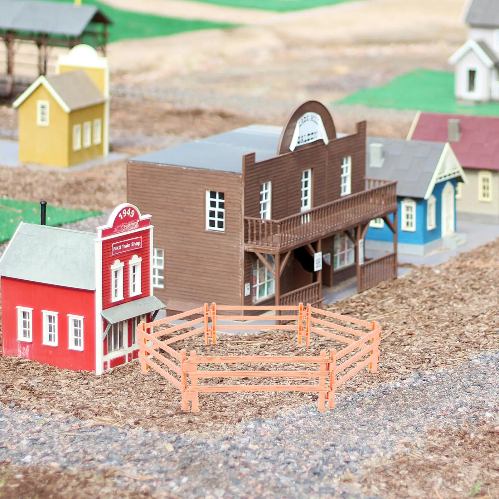 

25Pcs Safe Mini Plastic Fences for DIY Mini Garden Decor Micro Landscape Layout Farm Scene Building and Flowerpot Ornament Use