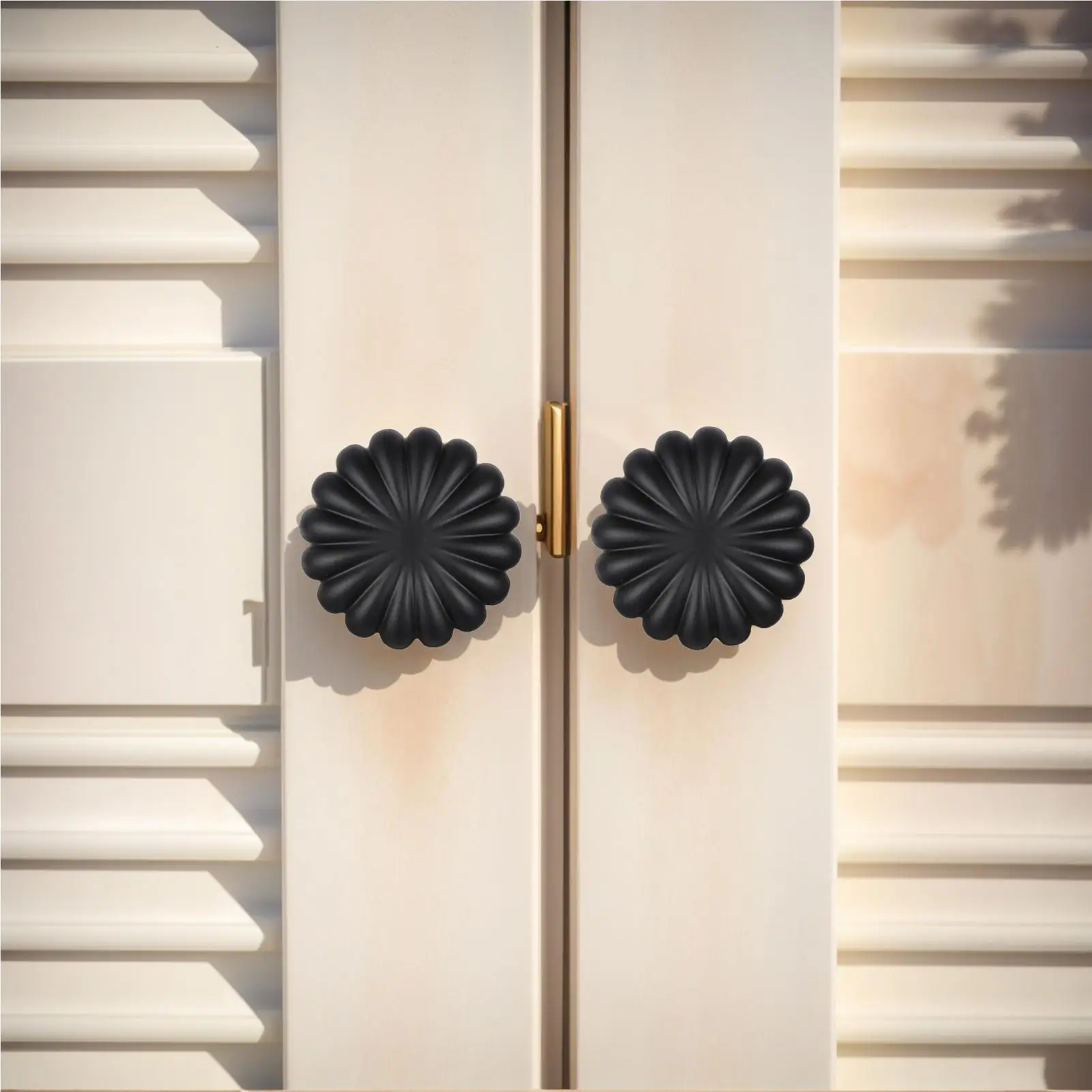 10Pcs Brass Drawer Handles Simple Pumpkin Cabinet Knob Wardrobe Single Hole Round Zinc Alloy Door Cupboard