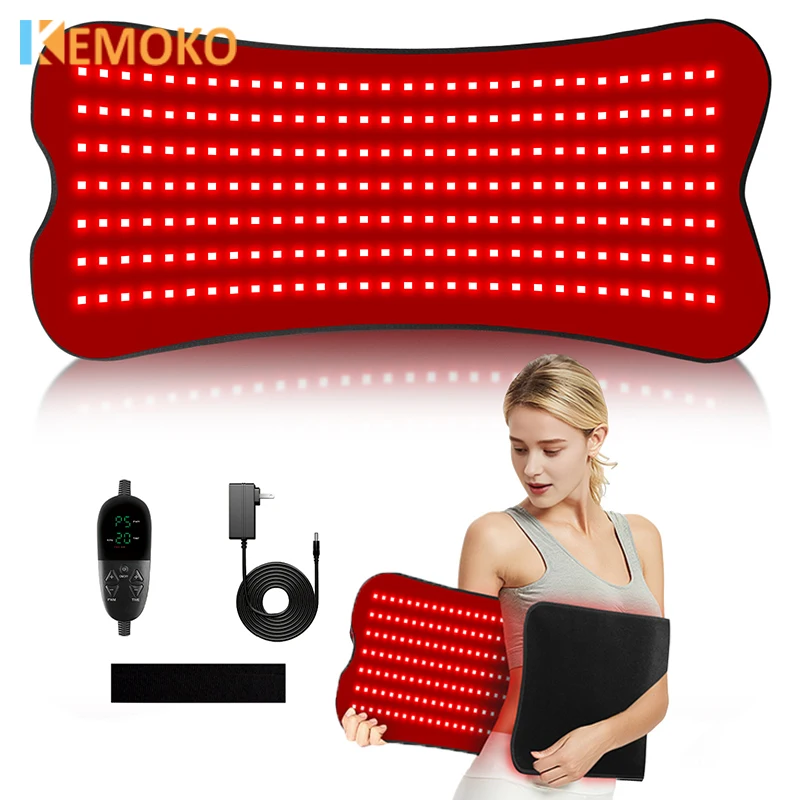 

Red Light Therapy Heating Pad for Mat Waist Back Shoulder Muscle Relief Relax Care Infrared Light Portable 660nm 850nm Heat Pad