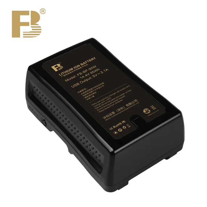 FB BP-95W V Mount Battery Rechargeable Lock Battery Broadcast Camcorder for Sony HDCAM XDCAM Digital Cinema Camera Series