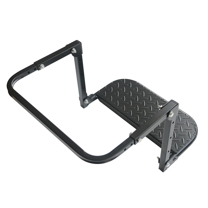 Truck Suv Car Tire Pedal Stand With Non Slip Tread Adjustable Portable Folding Pedal Maximum Universal Tire Width 13.8 Inches