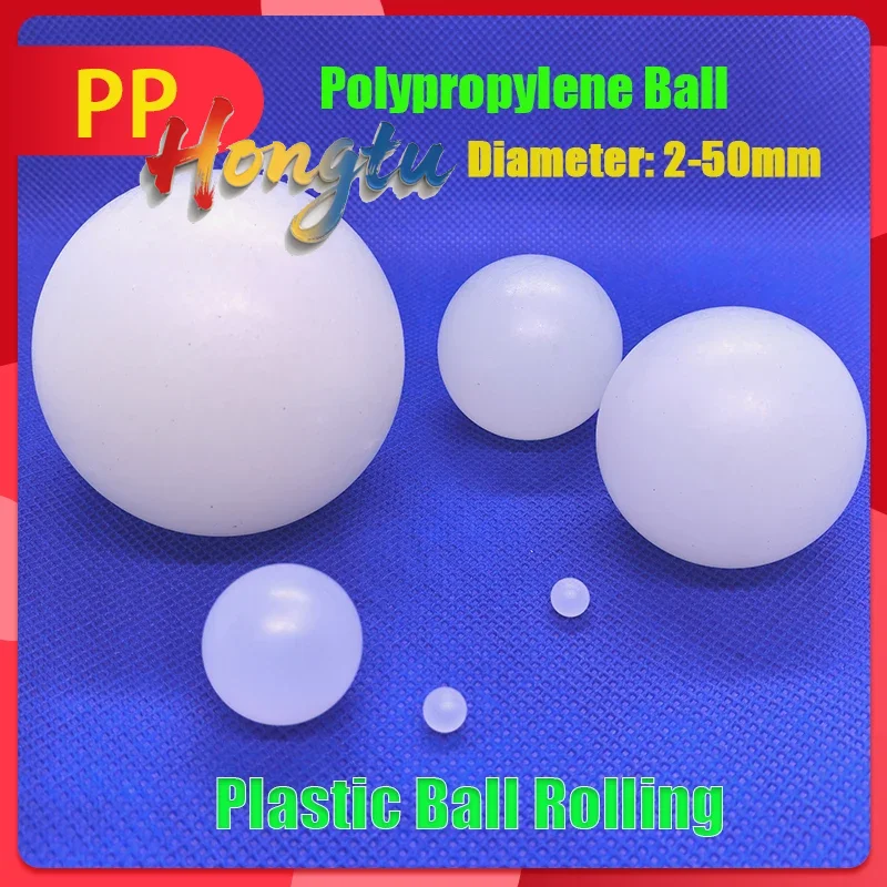 

Polypropylene Solid PP Plastic ball Diameter:2-50mm Semi Transparent Floating Plastic Bead Complete Specifications