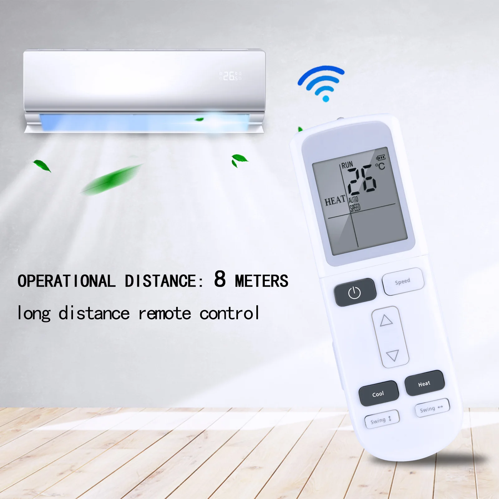 New YKR-L/401E Remote Control For AUX Whirlpool RINNAI Akai Air Conditioner