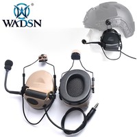 WADSN Tactical Helmet C2 Headsets No Pick Up Noise Reduce Function Airsoft Earphone Comta II ARC Softair Shooting Headphone