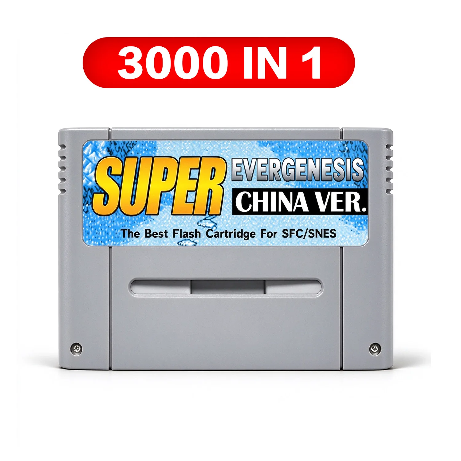 Super SNES 16Bit SFC Game Card 3000 in 1 FlashCard With 8G Card For Super Famicom Retro 16Blit Game Console Game Cartridges