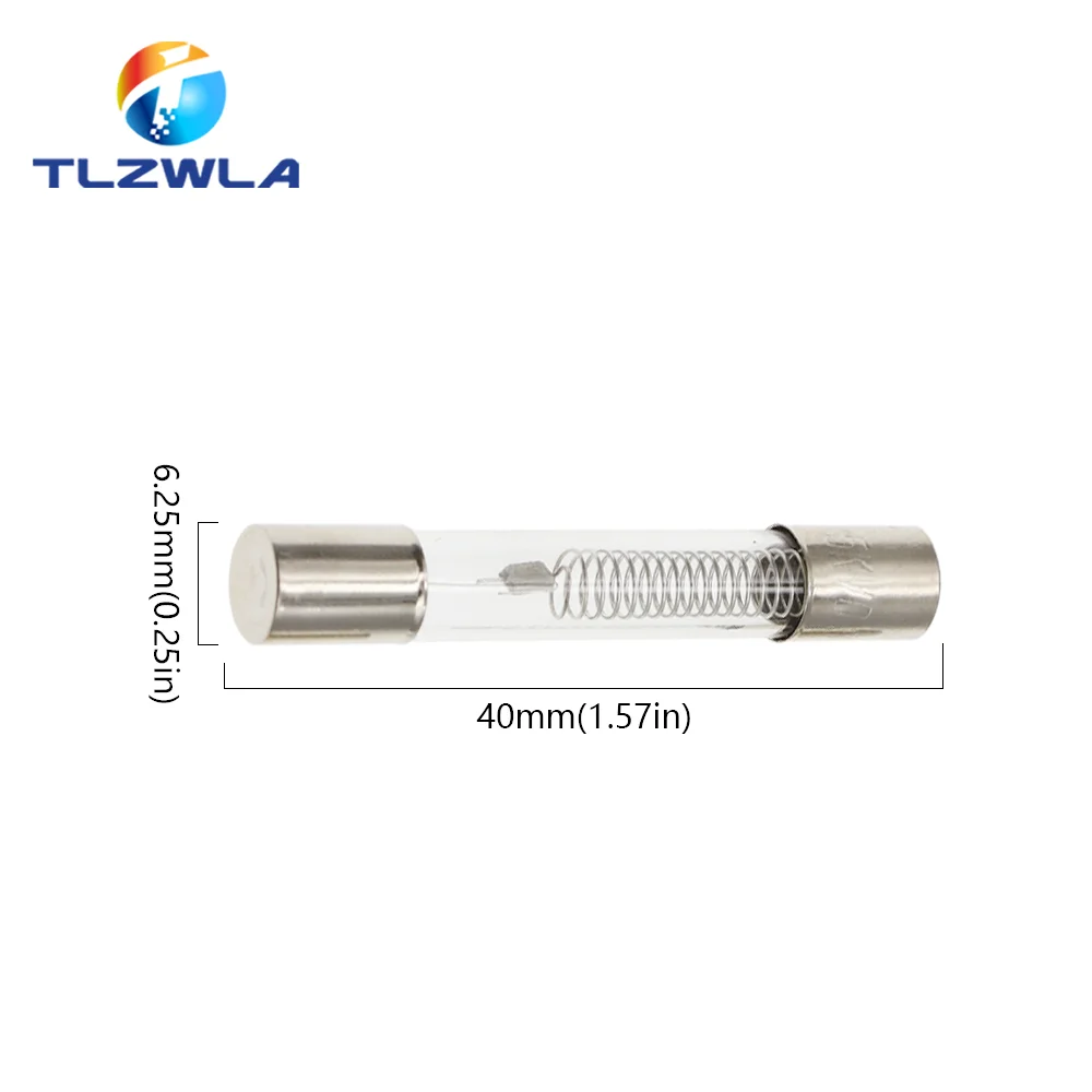 5KV Special Microwave Oven Fuse 6*40mm 0.65A 0.7A 0.75A 0.8A 0.85A 0.9A 1A Glass Tube Fuse 5000V 700MA 6X40MM High-Pressure Fuse