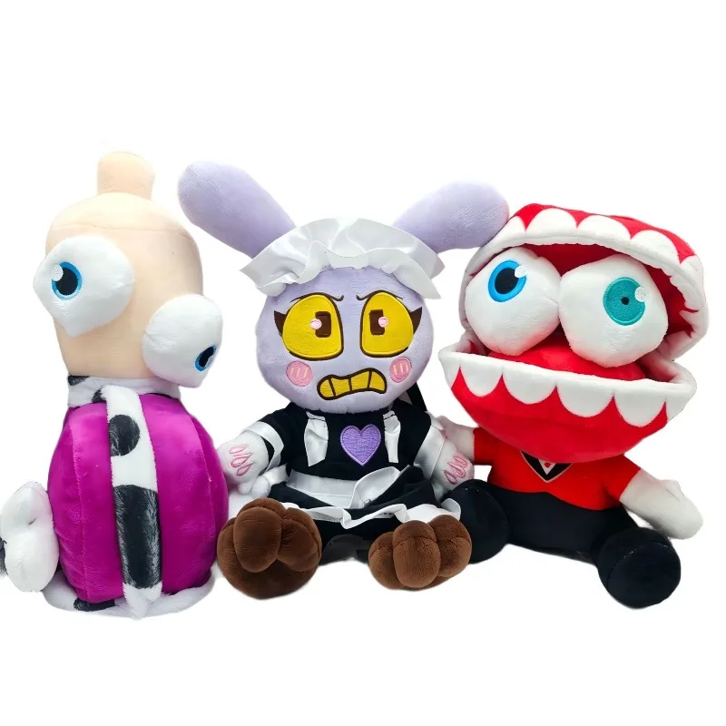 23cm Cute Cartoon The Amazing Digital Circus Plush Rabbit Toy Kawaii Soft Stuffed Animal Room Ornament Birthday Gift