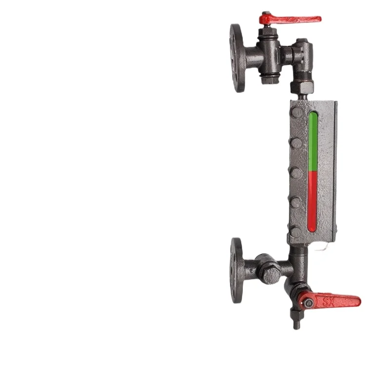 For Boiler Two-color Water Level Gauge Pipe-connected Sensing Durable Boiler Flat Liquid Level Gauge Boiler Water Level Gauge