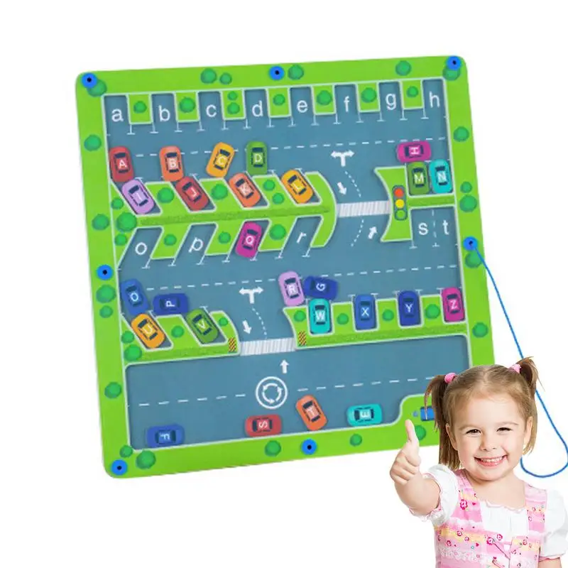 

Alphabet Matching Board Funny Wooden Sensory Alphabet Maze Toys Toddler Developmental Learning Toys For Over 3 Years Old Boys