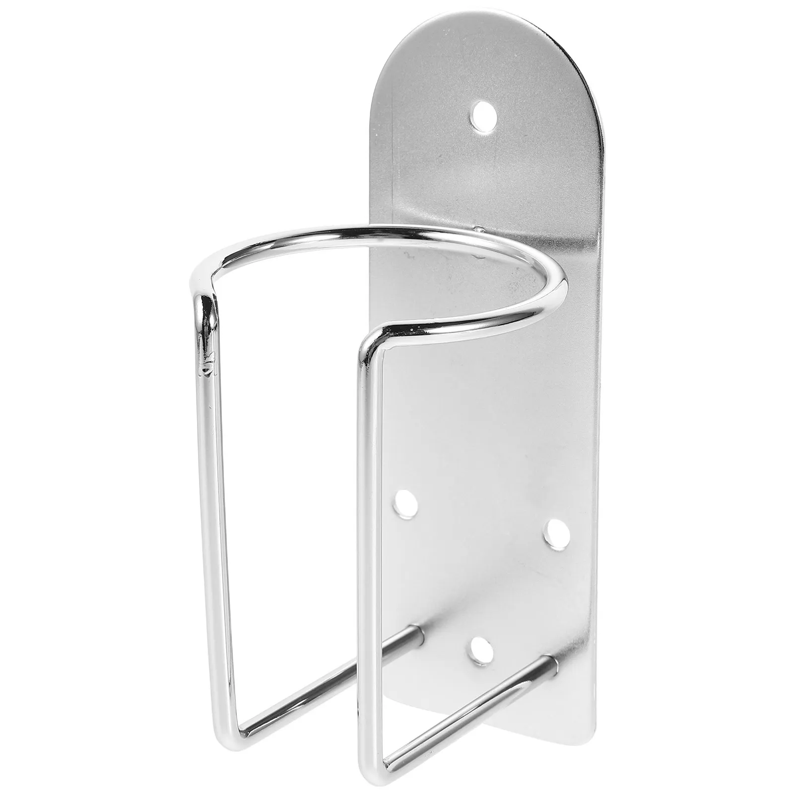 Space Saving Stainless Steel Wall Mounted Razor Storage Rack Shaving Brush Holder Hair Dryer Hanger Barber Grooming Tool