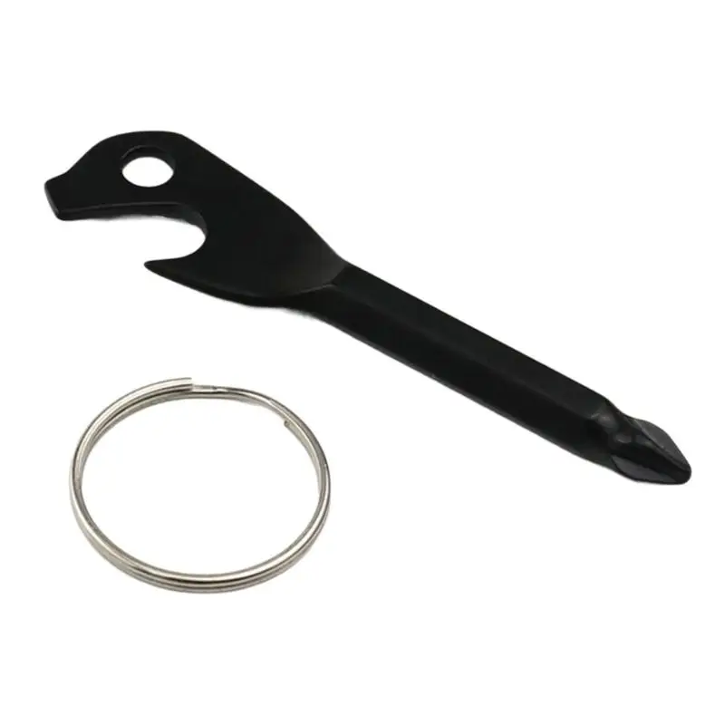 A52E Bottle Opener Screwdriver Keychain with Driver Tip for Daily Carry Item