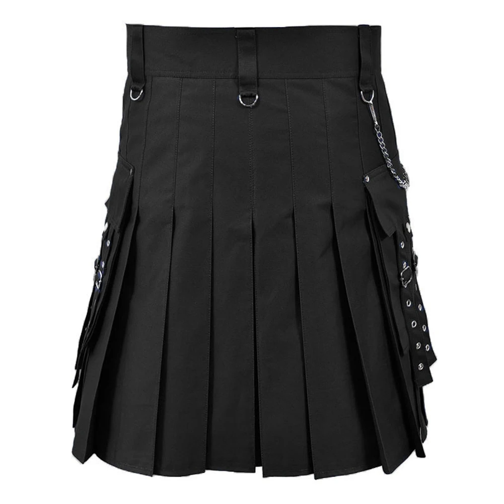 

Autumn Spring Skirt Men's Skirt Vacation Holiday Medieval Skirt Men Mens Pleated Skirt Scottish Festival Short