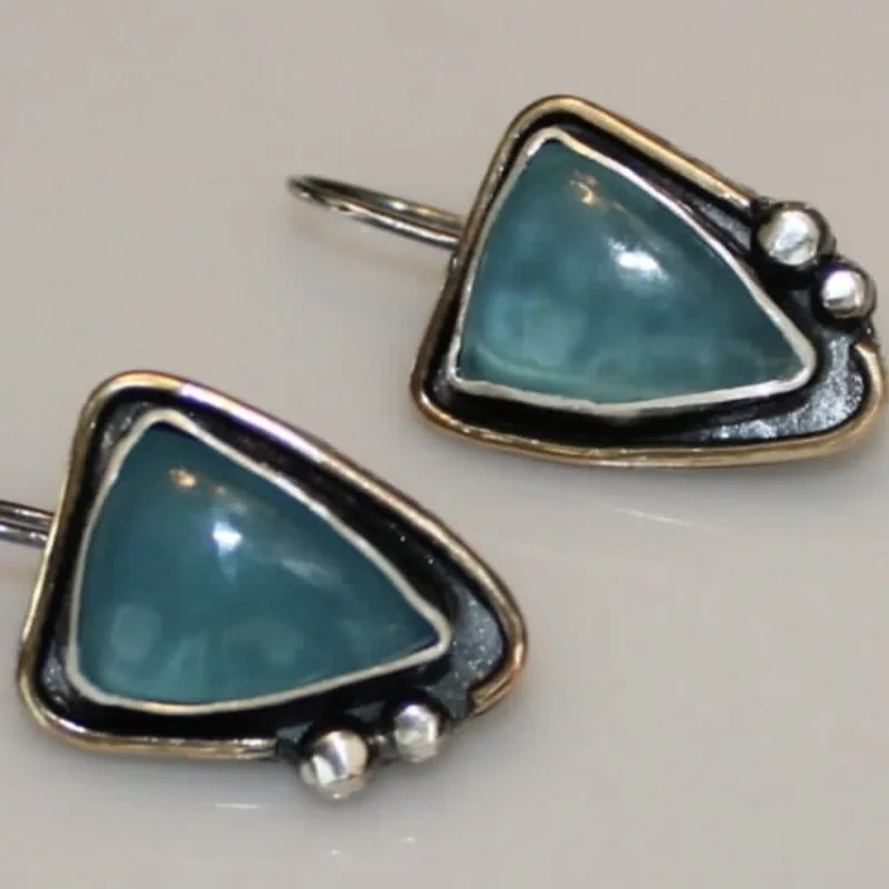 

Alloy retro drip earrings, women's exaggerated ins ethnic style earrings, clothing accessories
