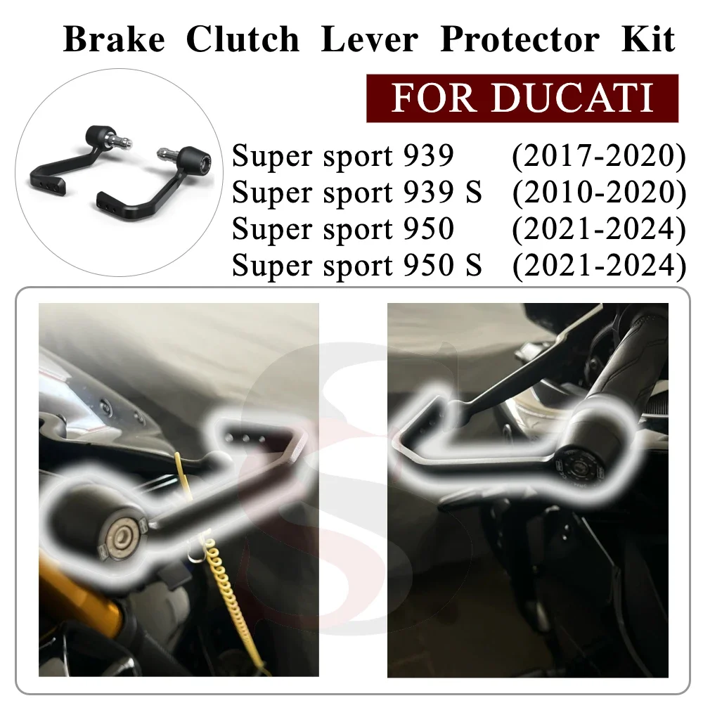 

Motorcycle accessories Brake and Clutch Lever Protector Kit For Ducati Super sport 939 939S Super sport 950 950S 2017-2024 2023