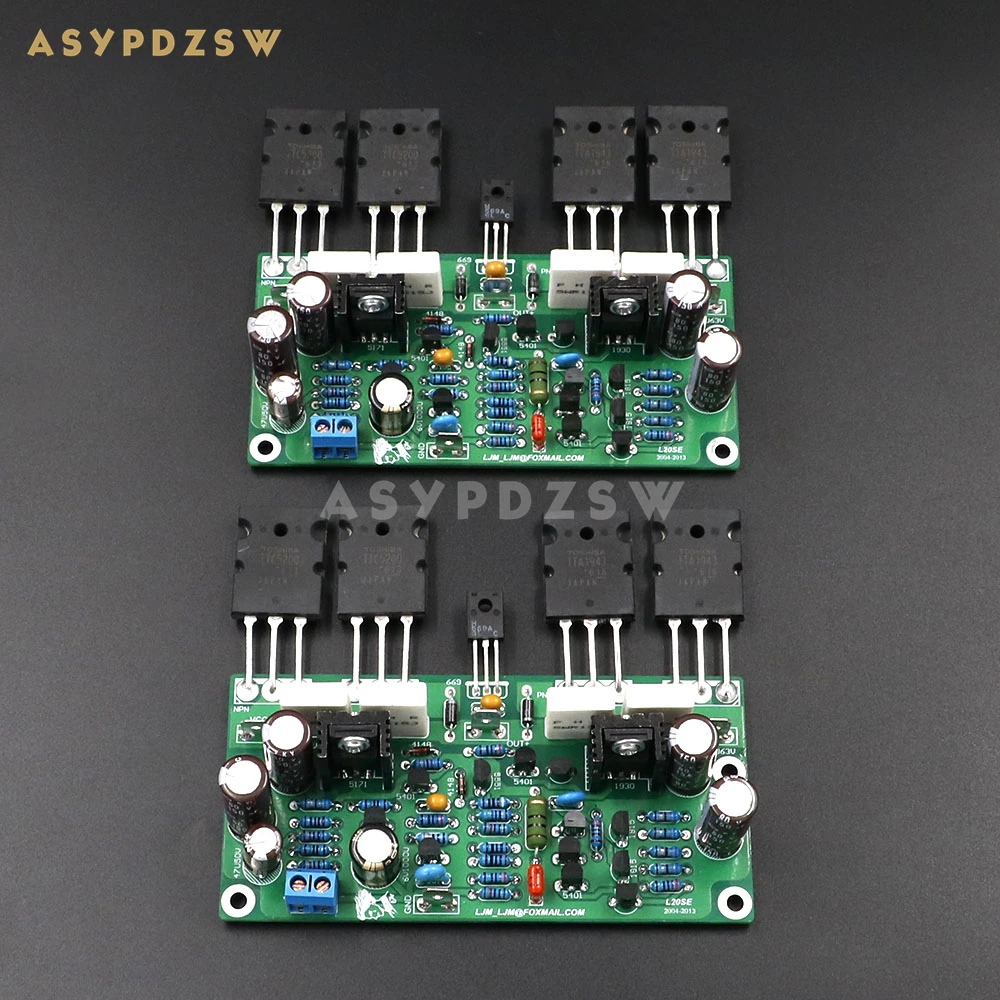 2 CH Stereo L20 SE TTA1943 TTC5200 Transistor Power amplifier 350W+350W DIY Kit/Finished board