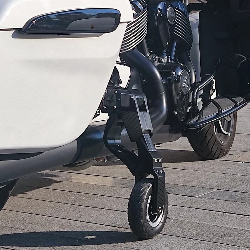 

Motorcycle Landing Gears Maintain Balance Automatically Deploying Wheels LegUp LandinGear Auxiliary Training Wheels Ride Safe