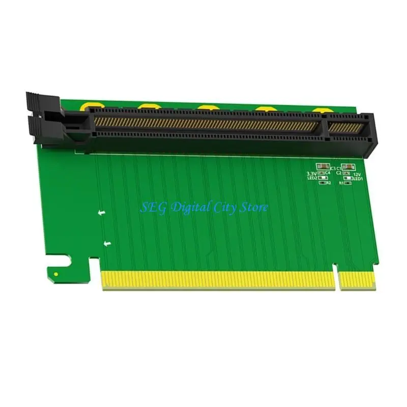 U75b PCIE3.0 16X Card orientação reversa 90 graus para expansão desktop servidores 2U