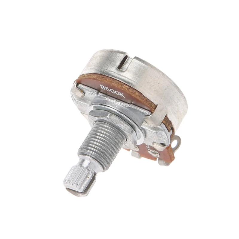 Potentiomètre cannelé B500K, guitare électrique, effet basse, ampli, tonalité, partie Volume