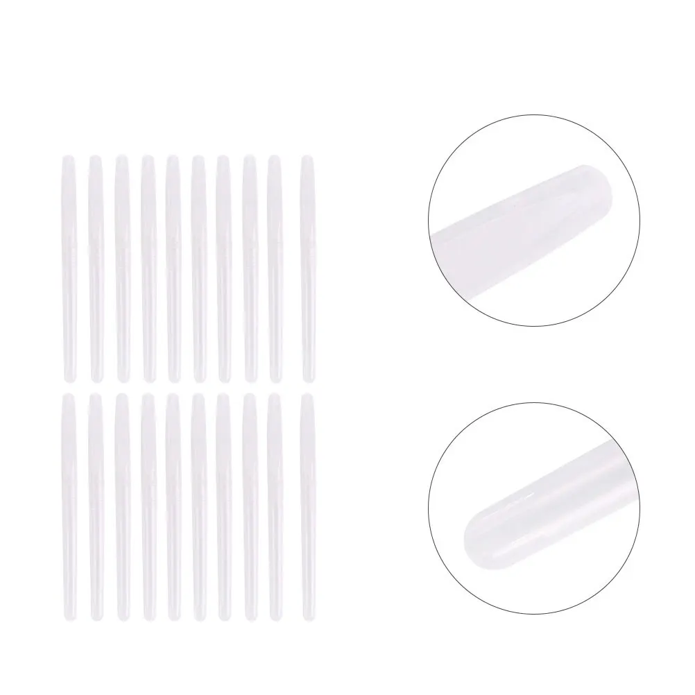 

50pcs Transparent Holders Empty Cases For School Students Stationery Office Supply Pen Empty Rods Clear Pen Shells