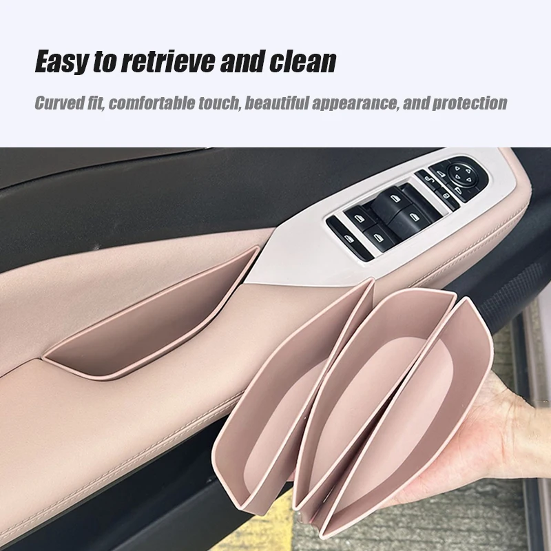 For BYD Seagull Dolphin Mini 2023 2024 Car door armrest storage box door handle door slot storage interior modification