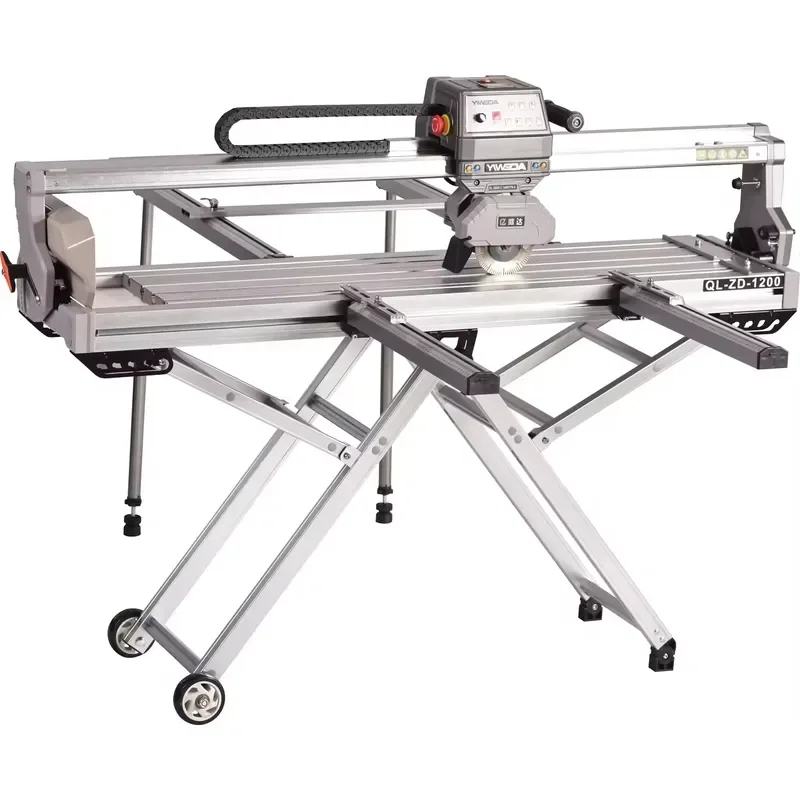 High-Accuracy Wholesale QL-ZD-1200 Automatic Electric Marble Tiles Cutting Machine Motor Pump 220V 1200mm Max Cutting Length