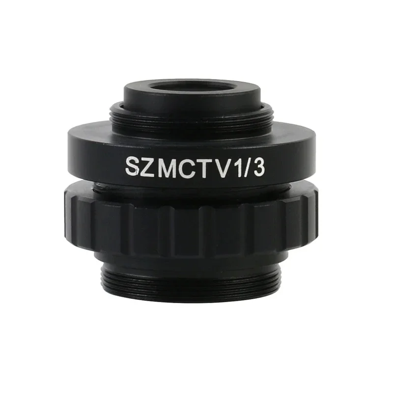 SZM CTV 1/2 1/3 1X CCD Adapter 0.3X 0.5X 1X C mount Lens For Zoom Trinocular Stereo Microscope HDMI VGA USB Camera