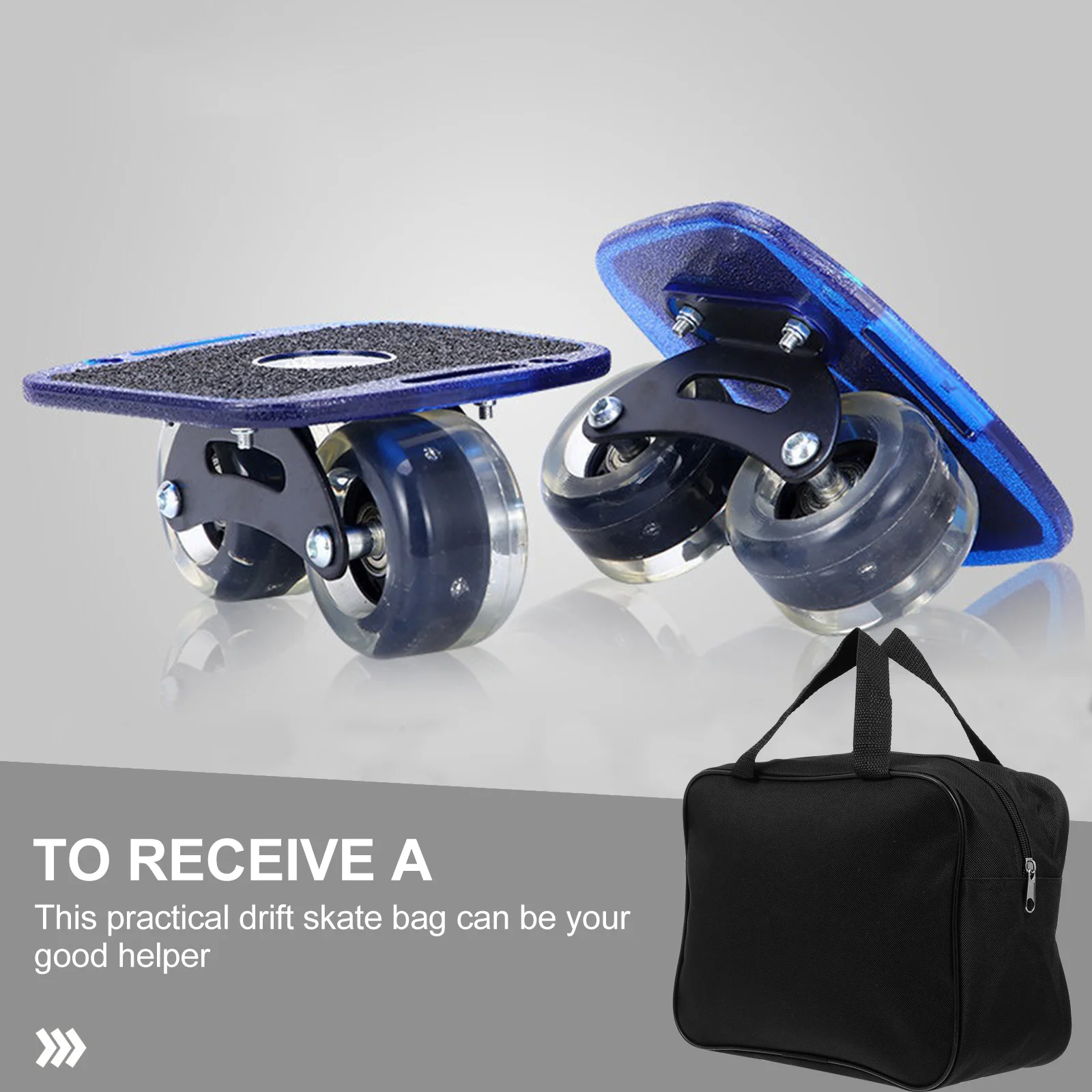 Durable Drift Skate Bag Professional Oxford Cloth Convenient Carrying Pouch Wear-Resistant Free Skates Accessory