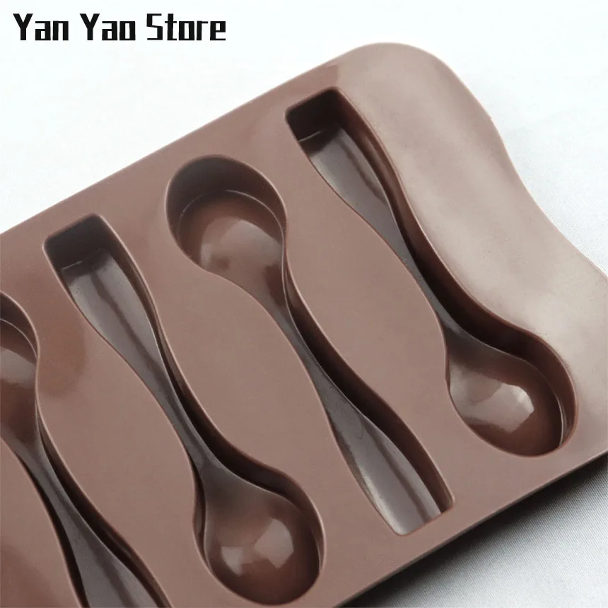 قوالب شوكولاتة سيليكون ، ملاعق حساء ، قوالب جيلي ، صواني مكعبات ثلج ، قوالب حلوى #3